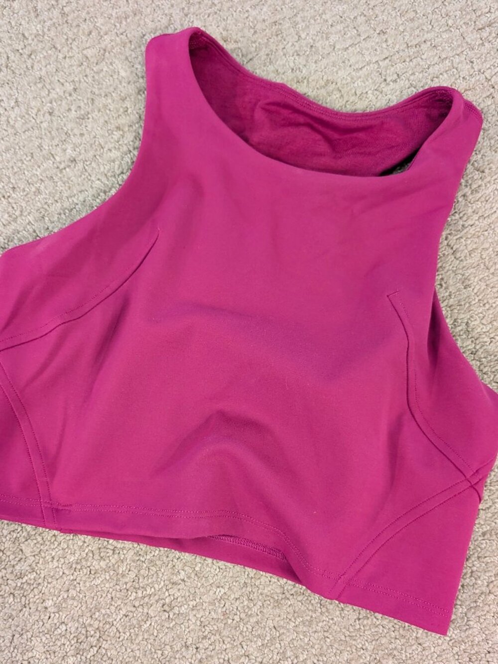 Lululemon Wunder Train Racerback Tank Top Magenta Purple